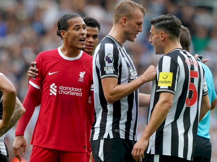 Van Dijk Receives Extra Game Ban For Misconduct After Newcastle Red Card