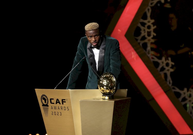 Osimhen Crowned 2023 African Footballer Of The Year