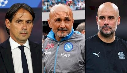 Guardiola, Spalletti And Inzaghi Shortlisted For 2023 FIFA Men's Coach Of The Year