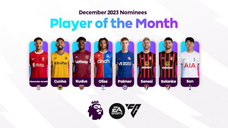 Palmer, Kudus Make Eight-Man Shortlist For December EPL Player Of The Month